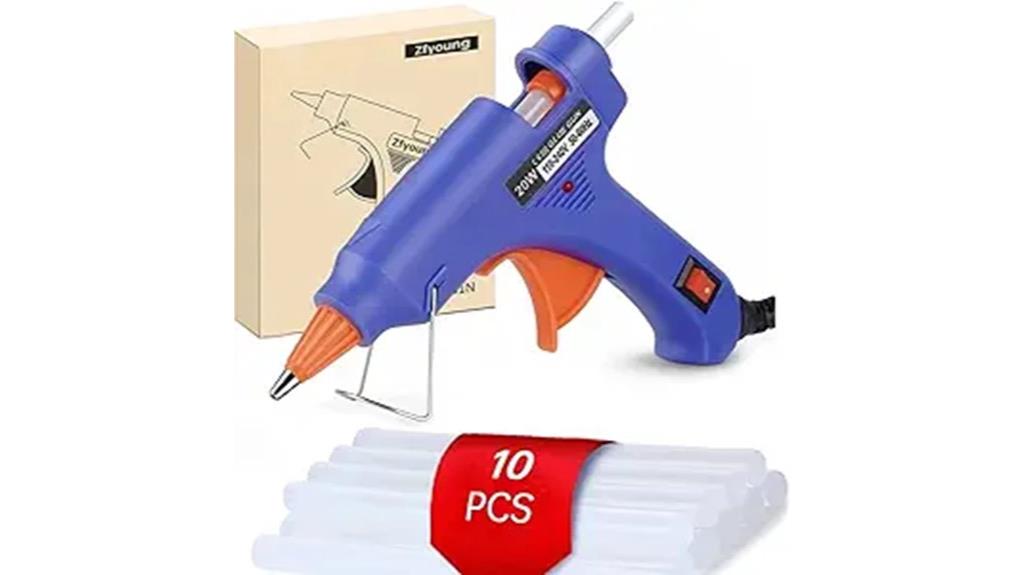 mini hot glue gun