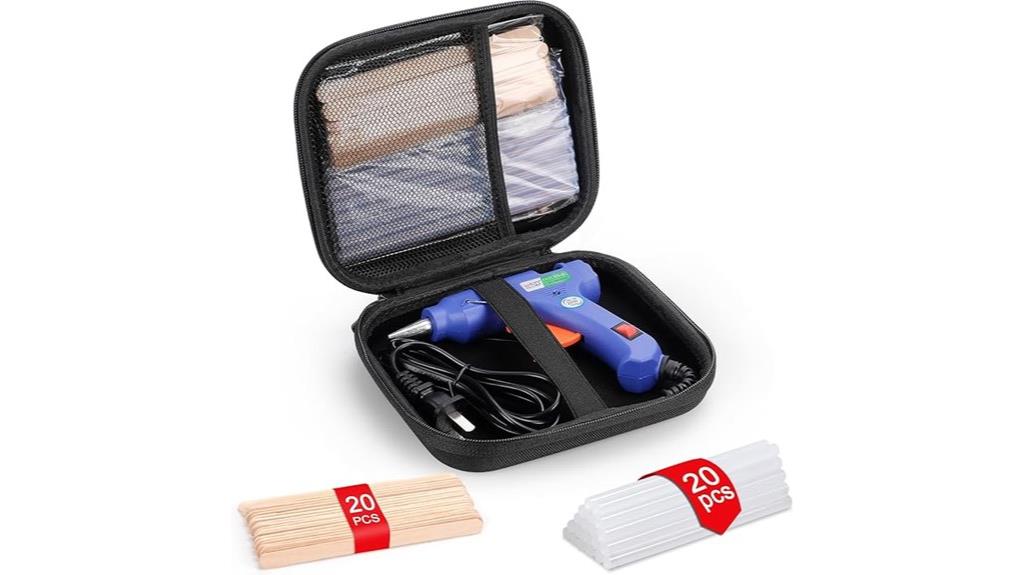 mini hot glue gun kit