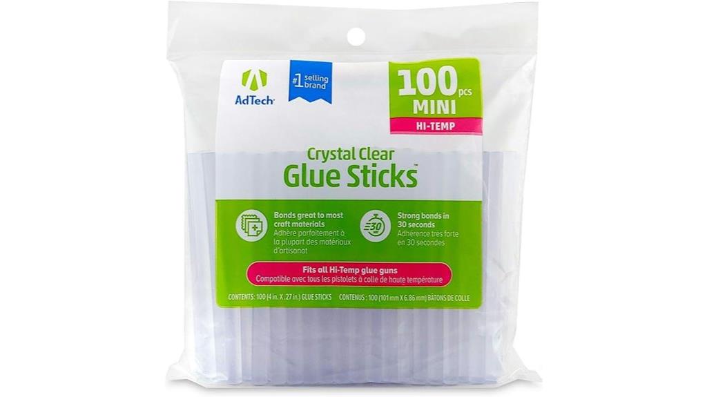 mini hot glue sticks