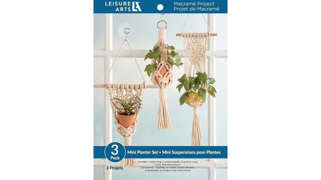 mini planter macrame kit