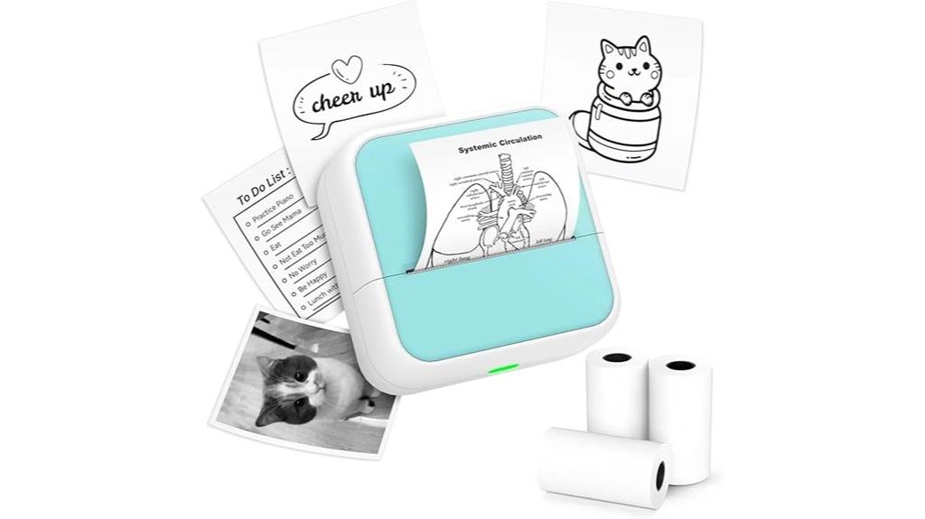 mini thermal sticker printer