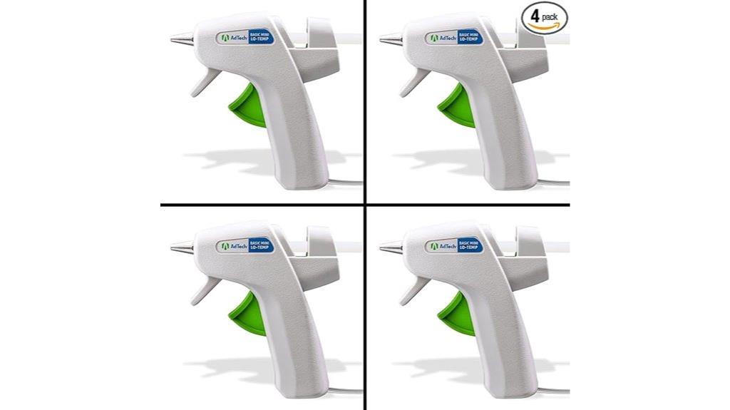 mini white hot glue guns