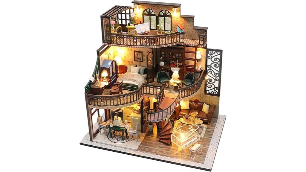 miniature dollhouse music box