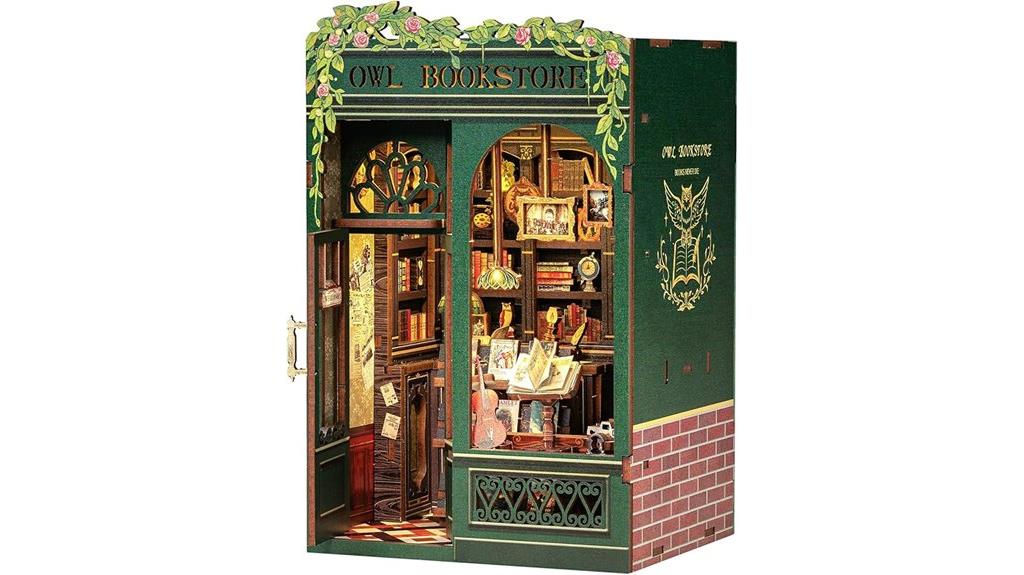 miniature owl bookstore kit