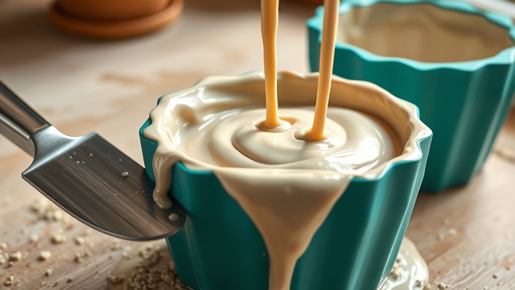 mix pour smooth cure