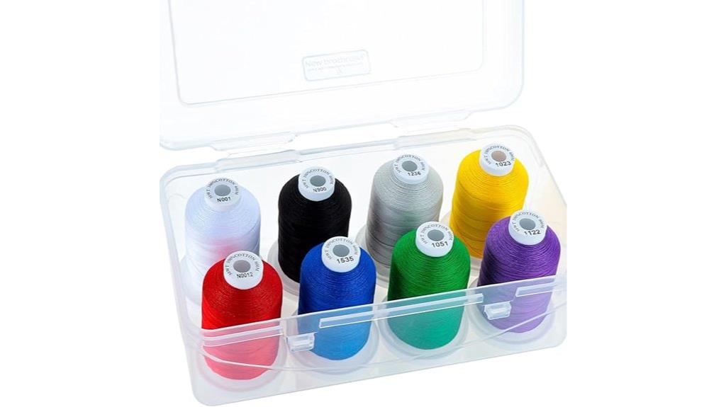 multi color mercerized cotton