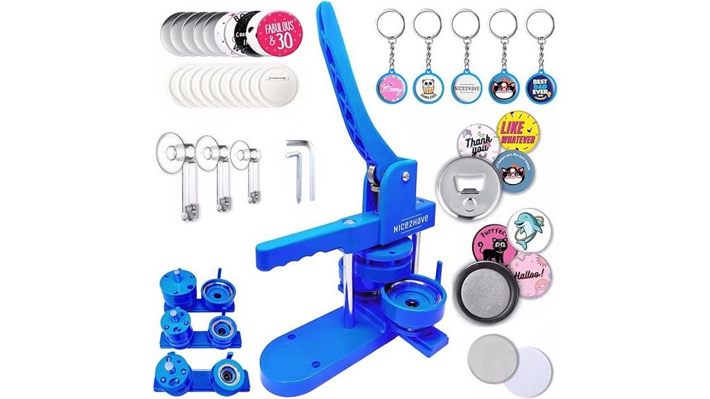 multiple size button maker