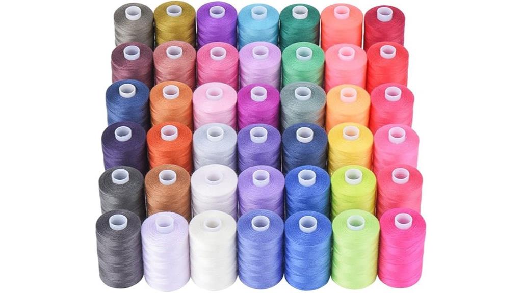 multiple spool sewing thread