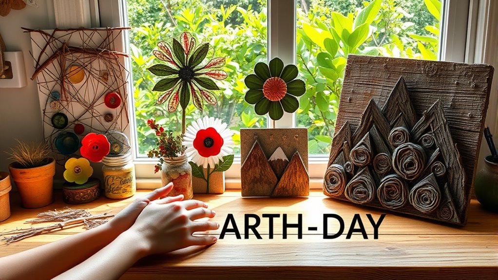 nature inspired found object art