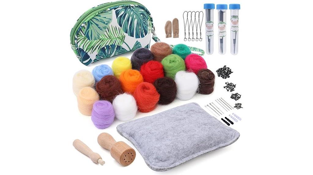 needle felting kit bundle