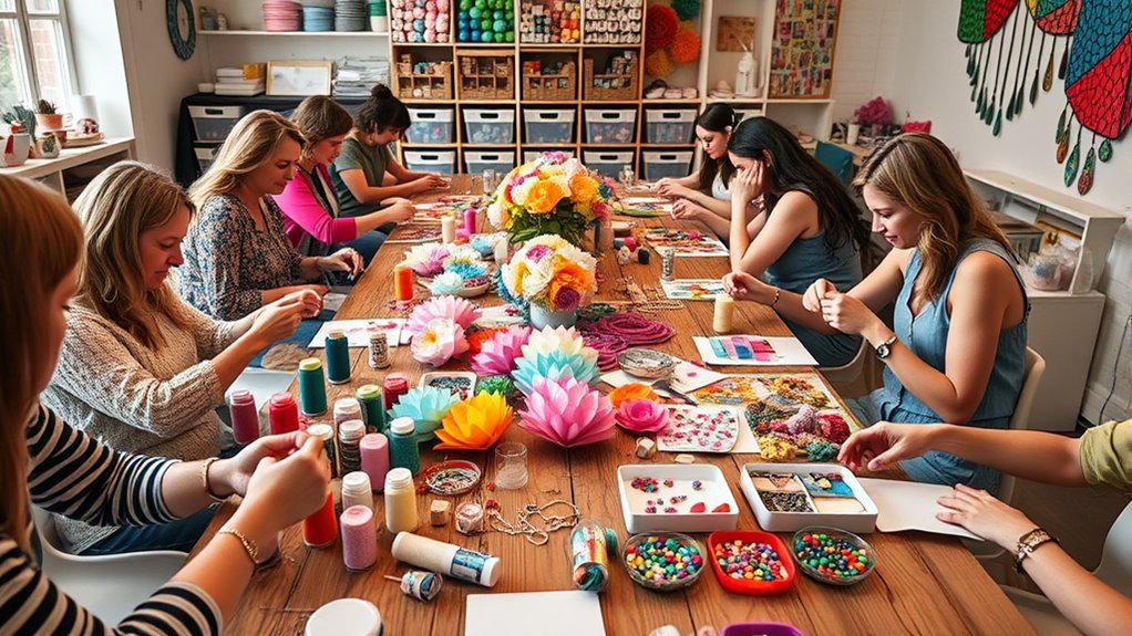 offer varied creative activities