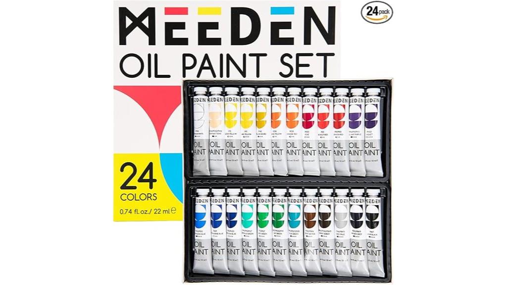 oil paint canvas set