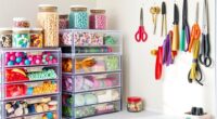 organize and label supplies