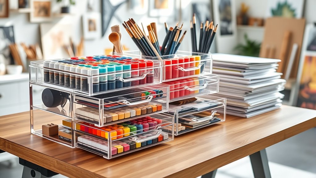 organize supplies efficiently and durably