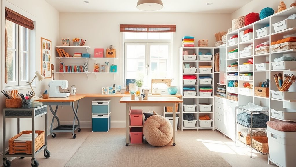 organize zone supplies creativity