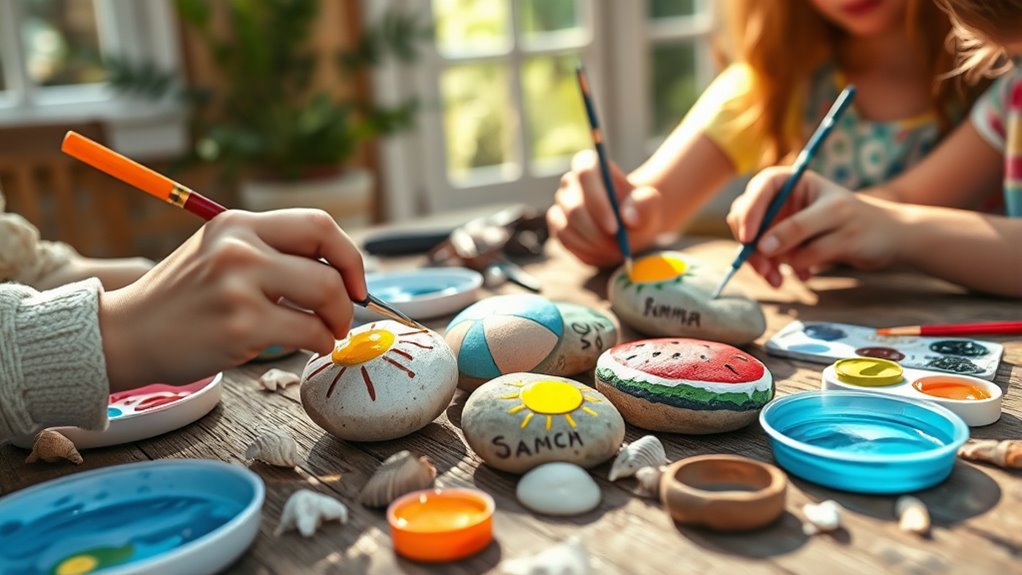 paint bright summer garden decor