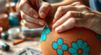 painting terracotta pots professionally