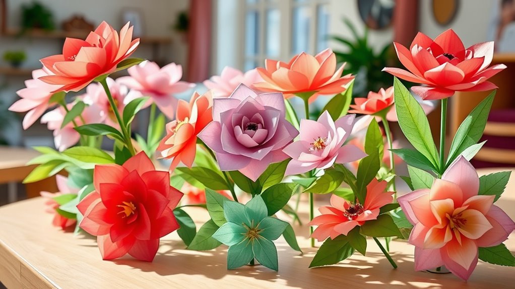 paper flower crafting techniques