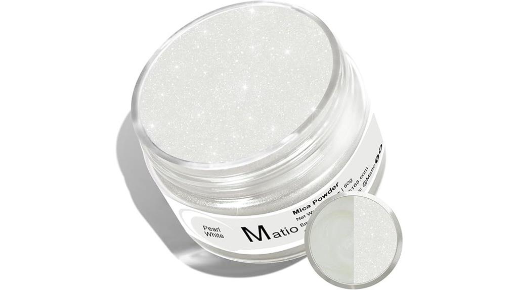 pearlescent resin pigment
