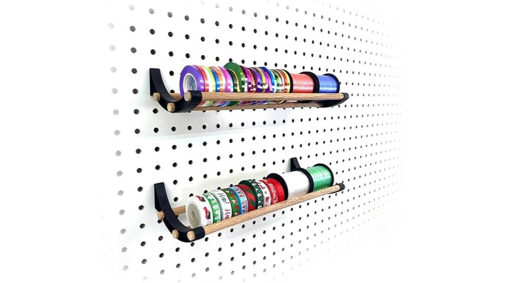pegboard organizer for tapes