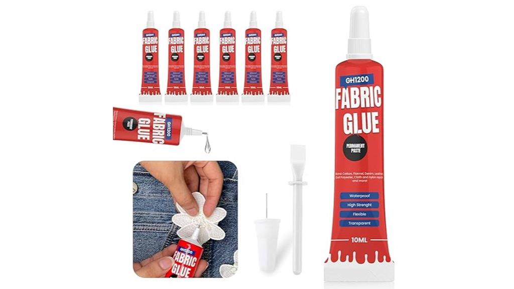 permanent fabric glue pack