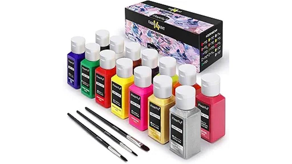 permanent fabric paint set