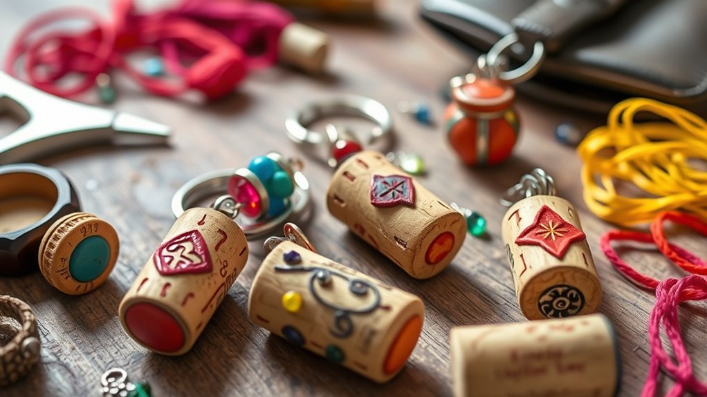 personalized cork craft ideas