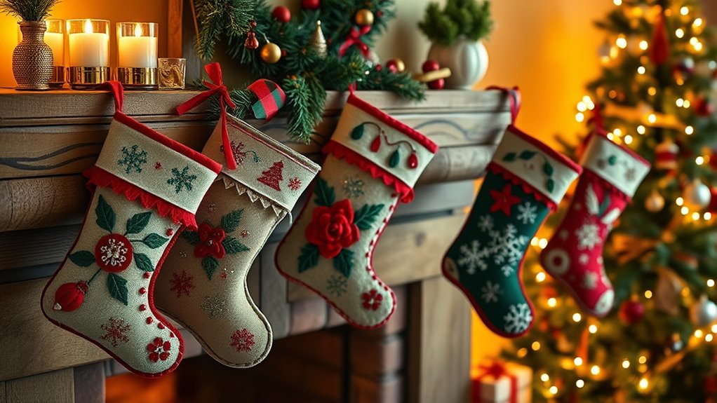 personalized festive stocking crafting