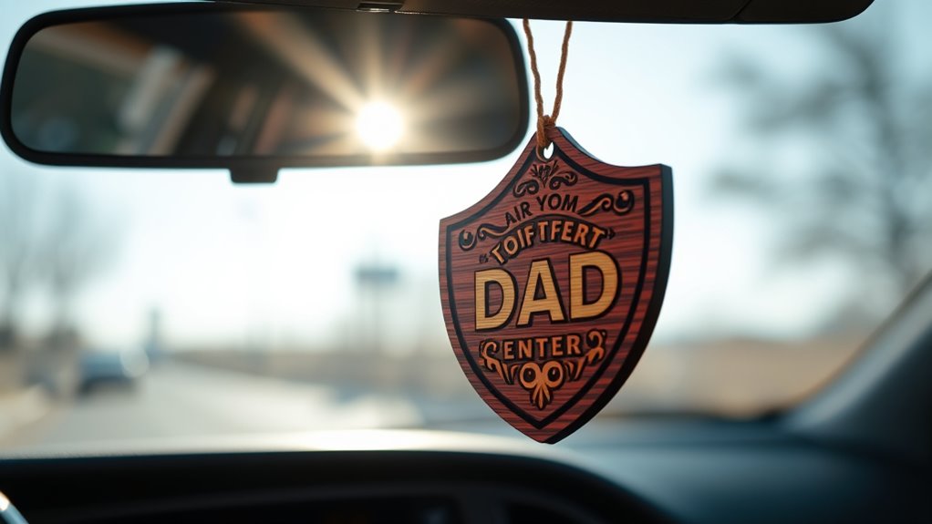personalized fragrance car air freshener