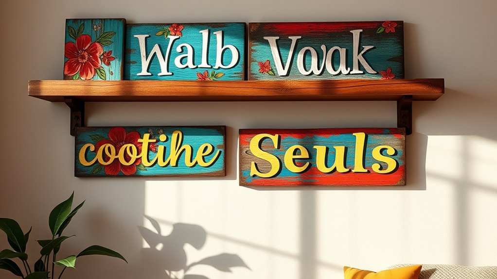 personalized home decor signs