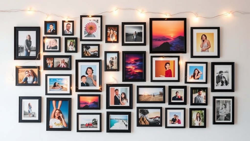 personalized rustic gallery arrangement