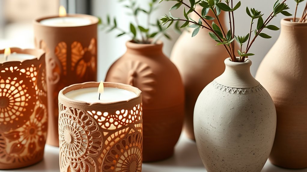 personalized textured decorative pieces