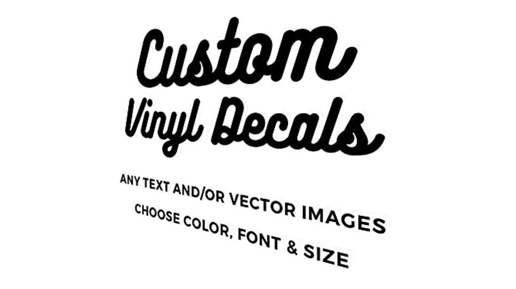 personalized vehicle decal designs