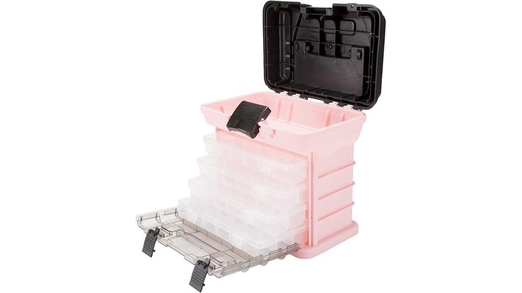 pink stalwart toolbox organizer