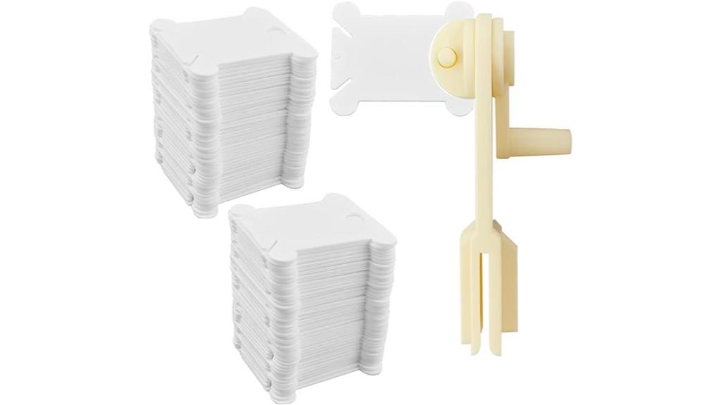 plastic floss bobbin pack