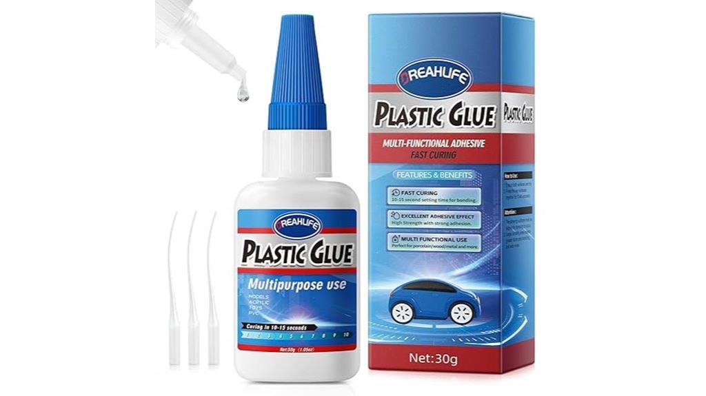 plastic repair super glue