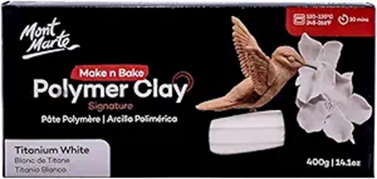 polymer clay 400g white
