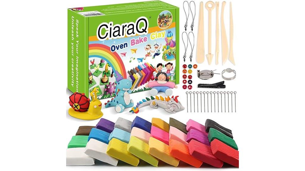 polymer clay sculpture set