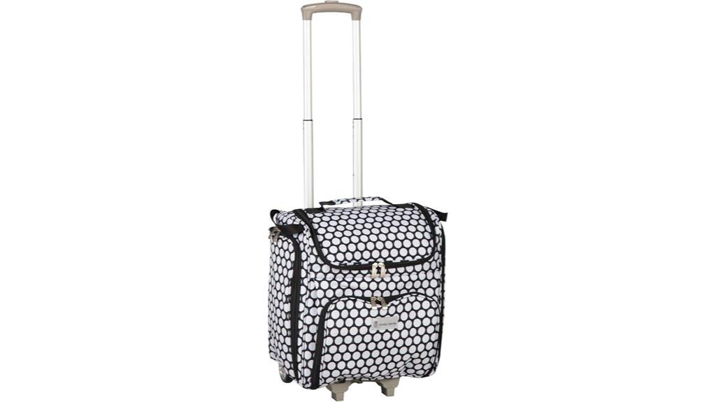 portable craft tote with wheels