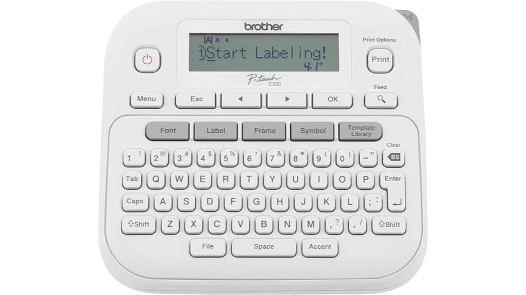 portable handheld label printer