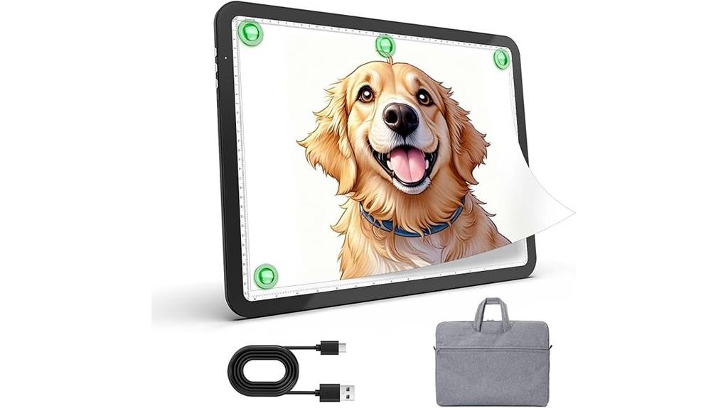 portable high lux light pad
