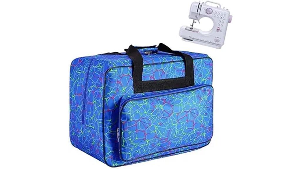 portable sewing machine tote