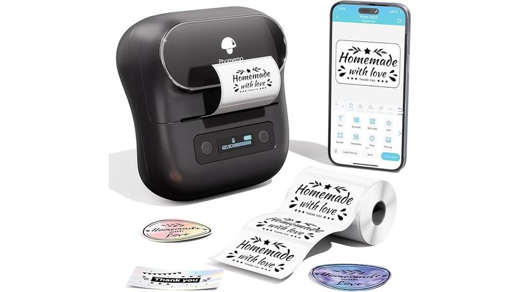 portable thermal sticker printer