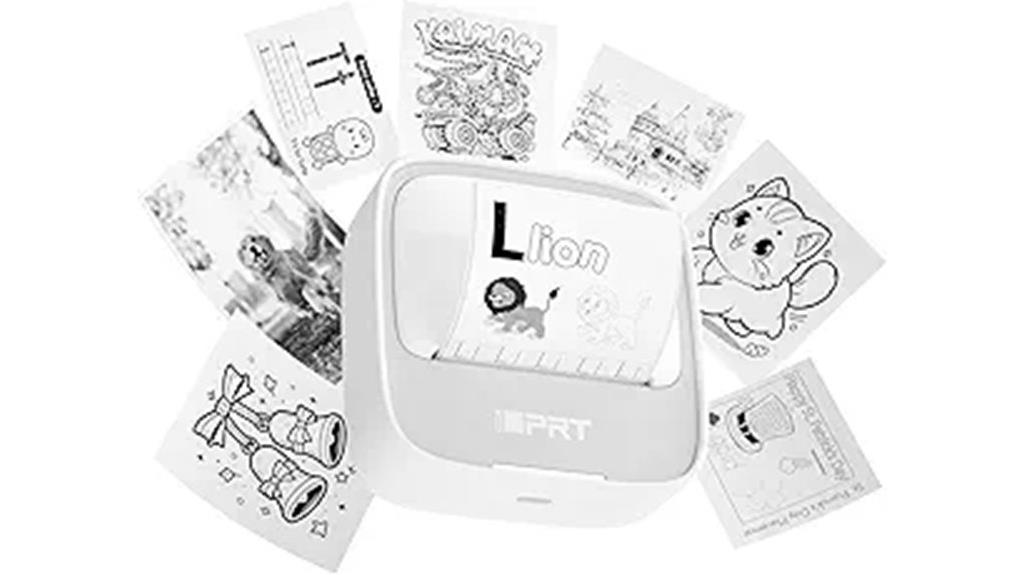 portable thermal sticker printer