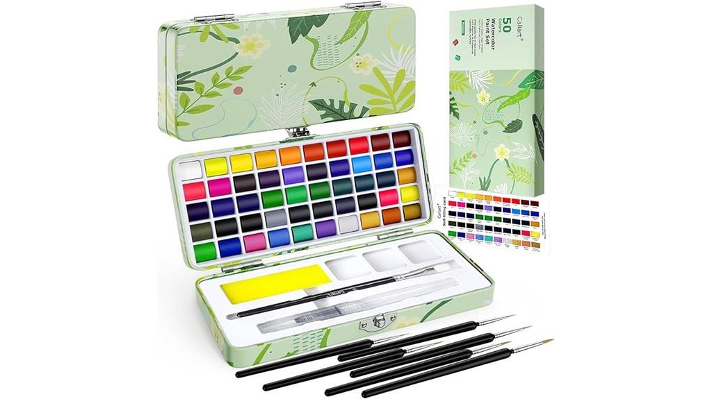 portable watercolor paint kit