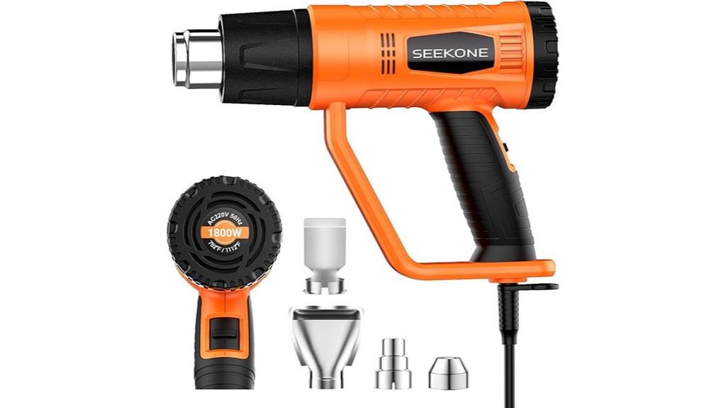 powerful dual temperature heat gun