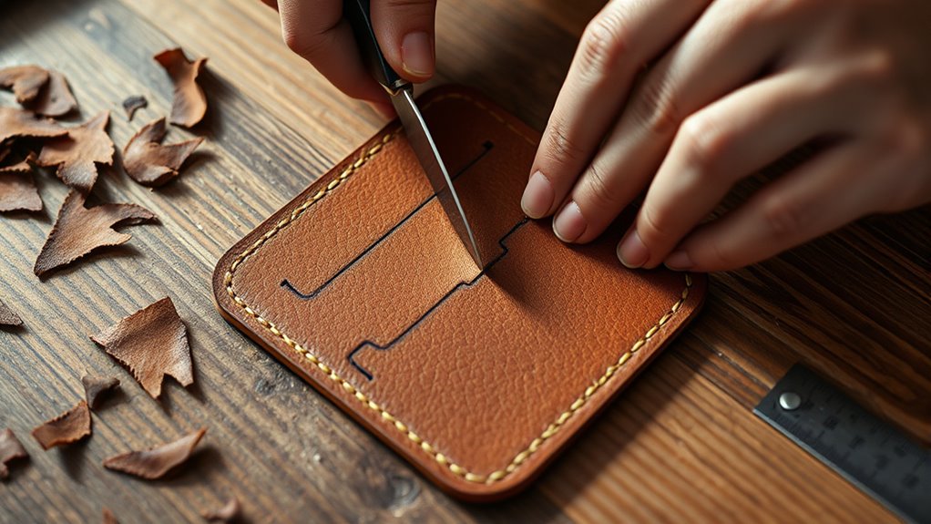 precise leather cutting techniques