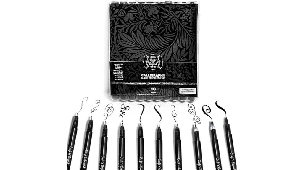premium calligraphy brush pen set