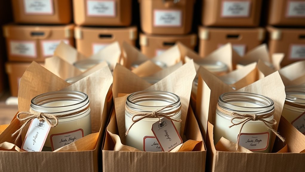 proper candle packaging techniques
