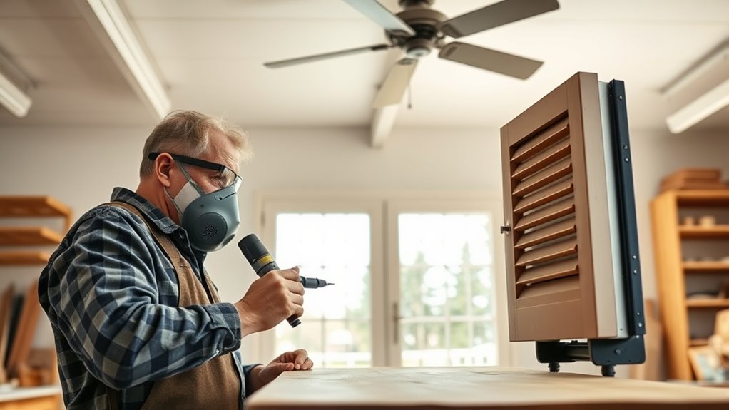proper workspace ventilation setup